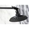 Kingston Brass K135K0MB 5-1/4 Inch OD Showerhead with 10-Inch Shower Arm, Matte Black K135K0MB - alternate 3